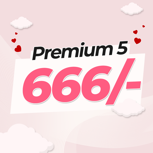 Buy Any 5 Earrings for Just Rs.666 Only.